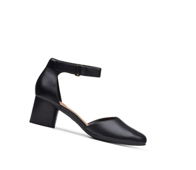 Clarks Un Cosmo Remienkove Kozene Podpätky Damske Čierne | HEWQ-42859