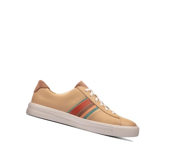 Clarks Un Maui Band Cipkovane-ups Semisove Brogue Topanky Damske Svetlo Hnede | FIPE-74105