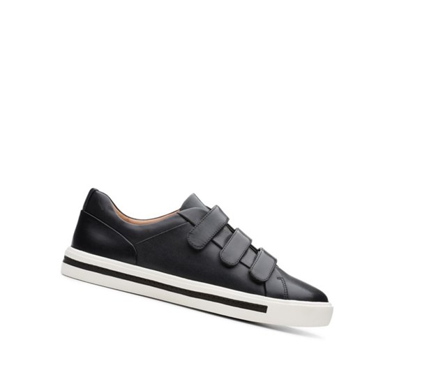 Clarks Un Maui Remienkove Kozene Tenisky Damske Čierne | TJSW-34850