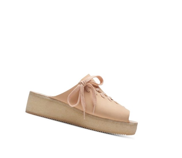 Clarks Wallacraft Open Nubuck Wallabee Damske Svetlo Ruzove | JVUX-47829