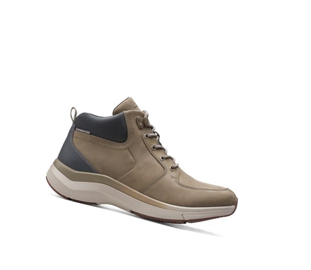Clarks Wave2.0 Hi Textilne Vychadzkove Topanky Panske Olivovo Zelená | XHKP-40983