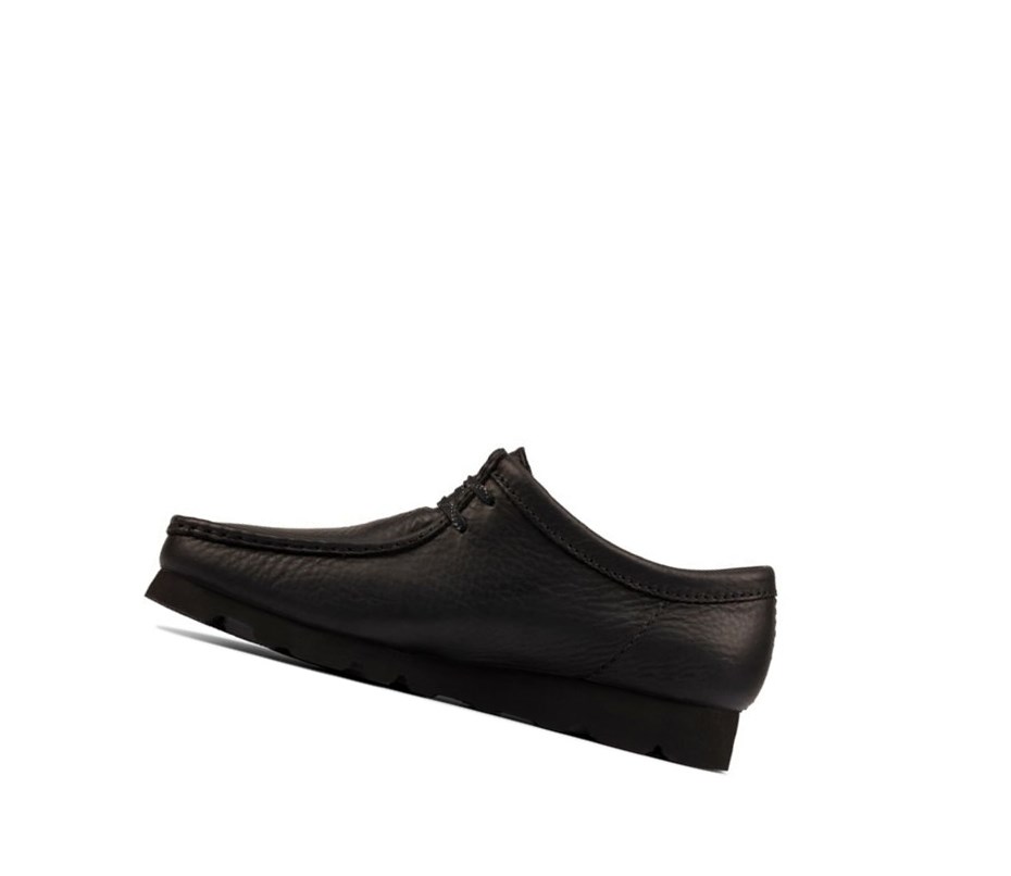 Clarks Gore-tex Kozene Wallabee Panske Čierne | EBCO-25194